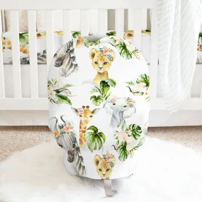 Africa Animals Infant Car Seat / Nursing Cover