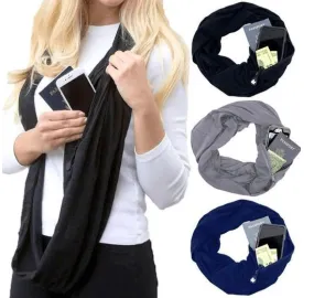 Anti Theft - Hidden Pocket Scarf