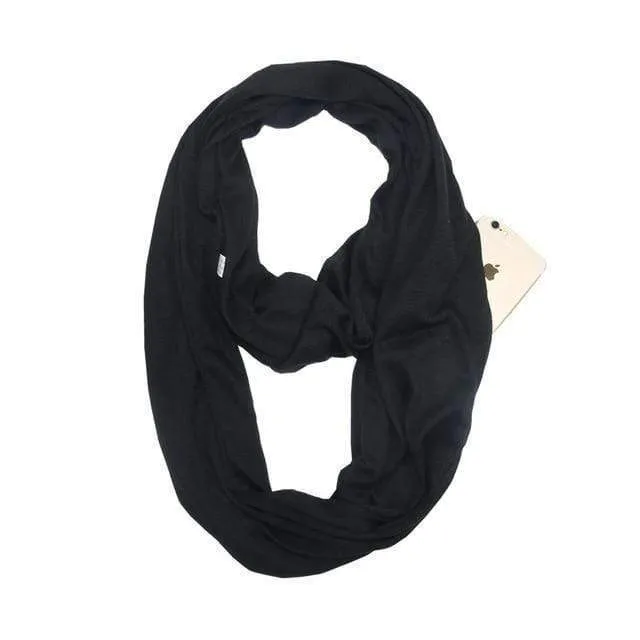 Anti Theft - Hidden Pocket Scarf