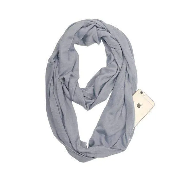Anti Theft - Hidden Pocket Scarf