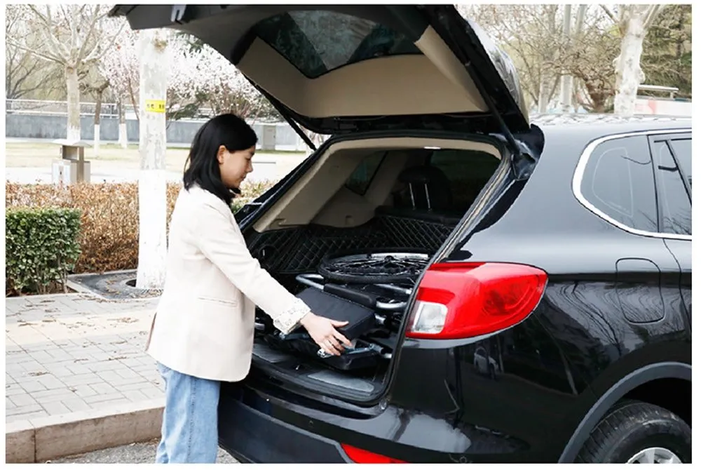 CRONY S01 Widened and load-bearing hand push folding wheelchair