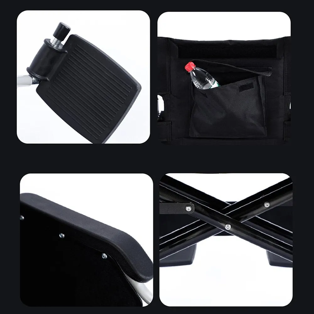 CRONY S01 Widened and load-bearing hand push folding wheelchair