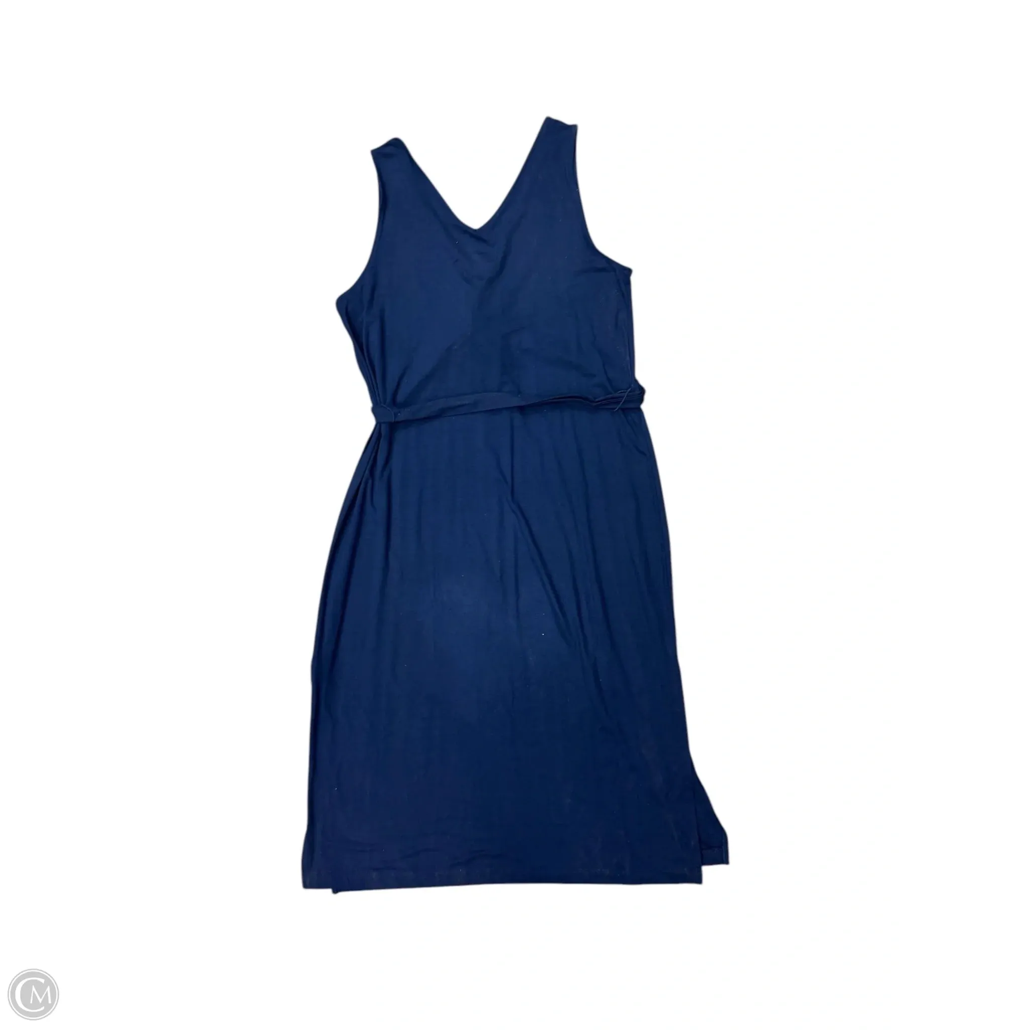 Dress Casual Midi By St Johns Bay In Navy, Size: 6p