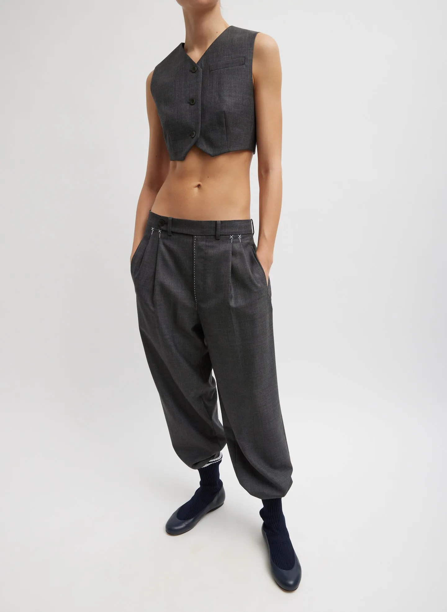 Ellis Suiting Shrunken Vest