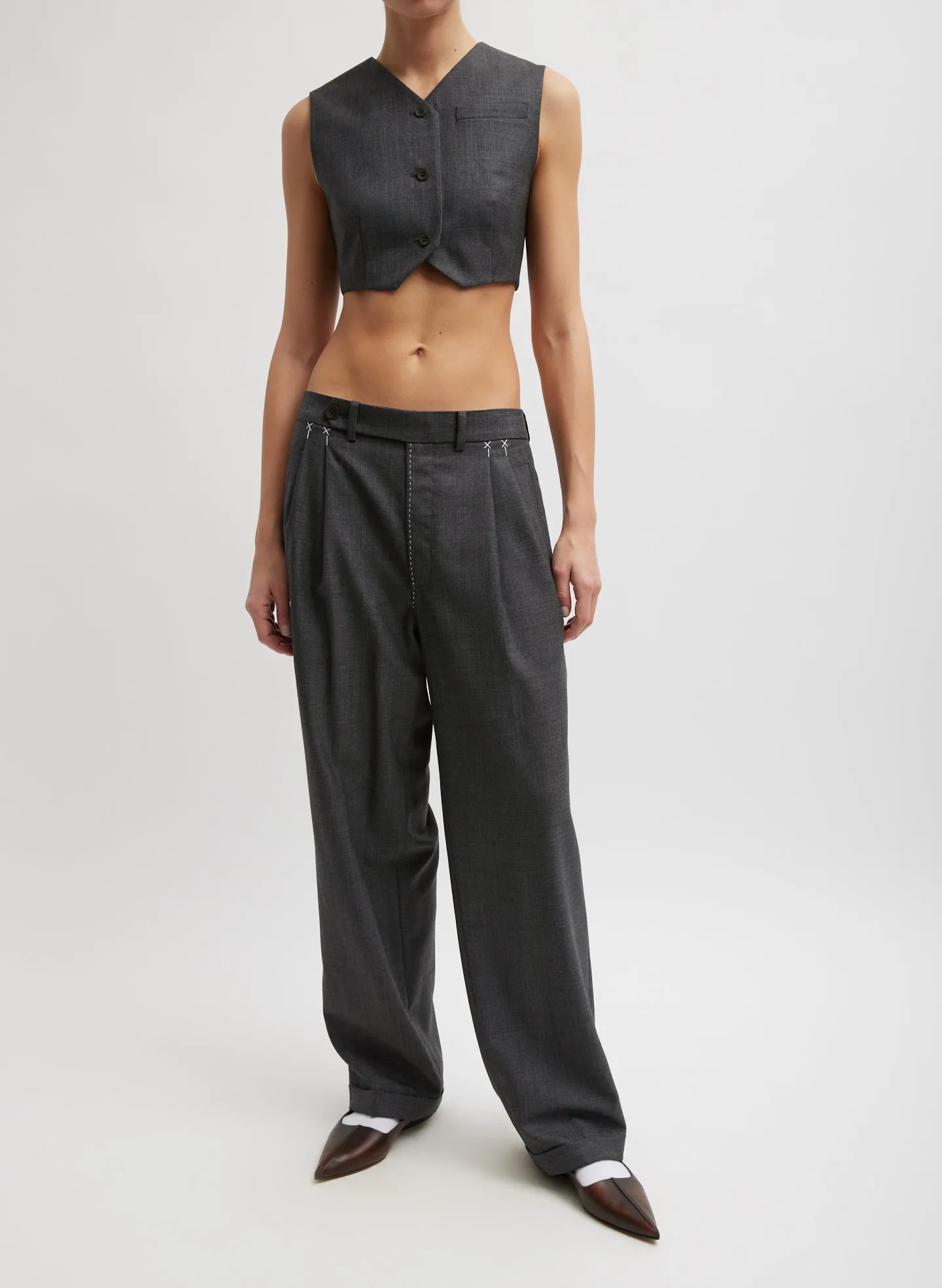 Ellis Suiting Shrunken Vest