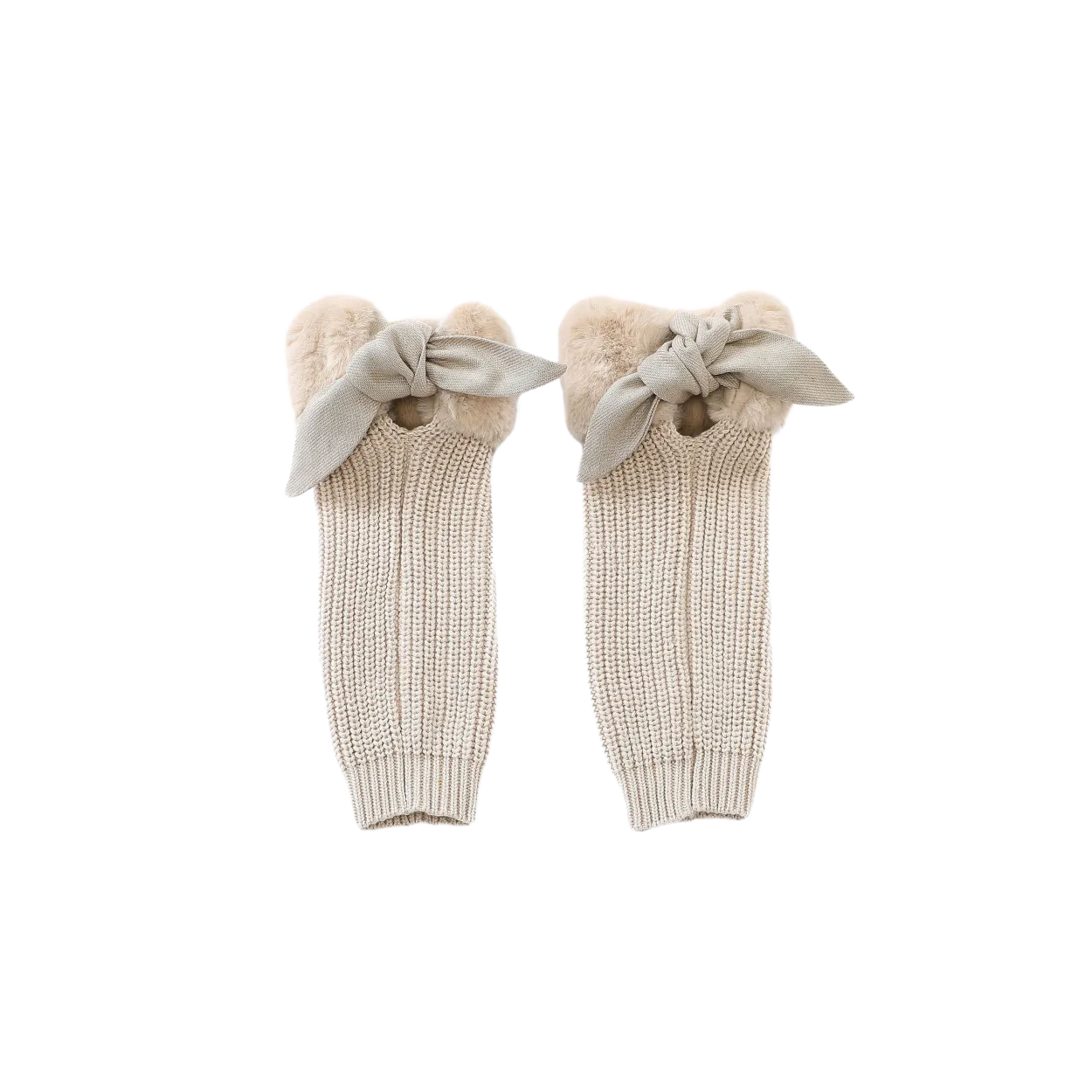 Fida Legwarmers | Light Teddy