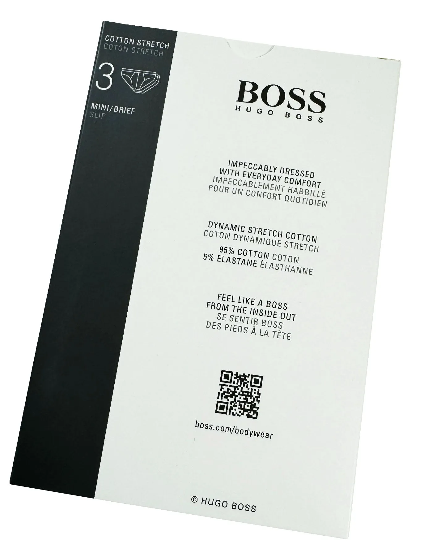 Hugo Boss Men Underwear 3 Pack Stretch Cotton Mini Brief M SALE