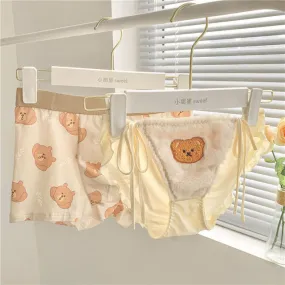 Kawaii Couple Matching Underwear Set (4 Colors)