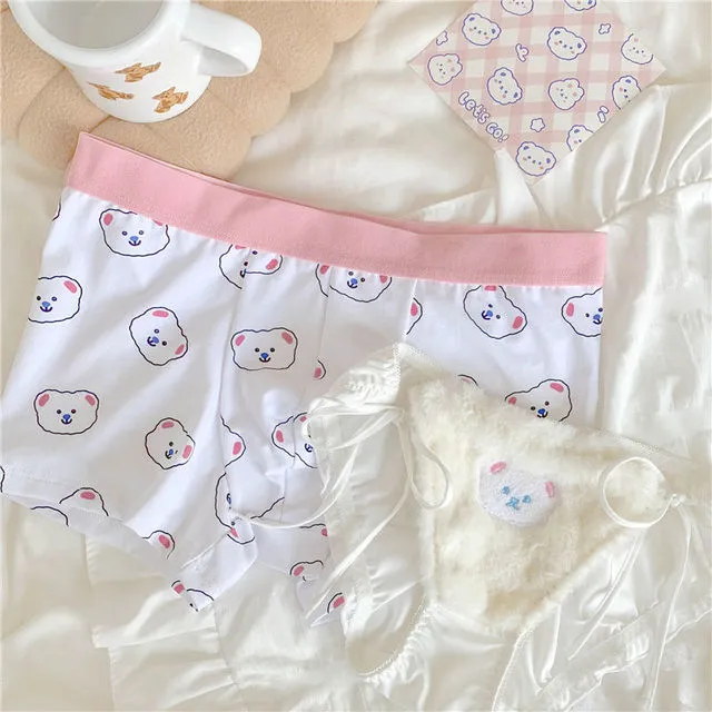 Kawaii Couple Matching Underwear Set (4 Colors)