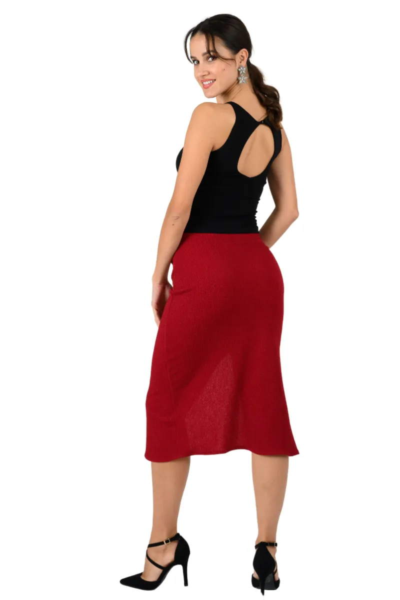Keyhole Back Dance Sleeveless Crop Top