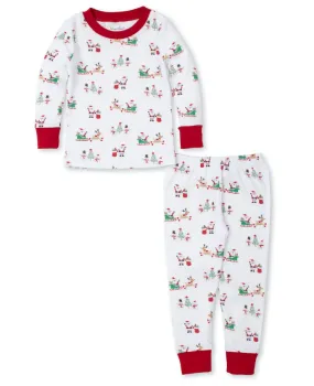 Kissy Kissy Jingle All The Way Two Piece PJ Set