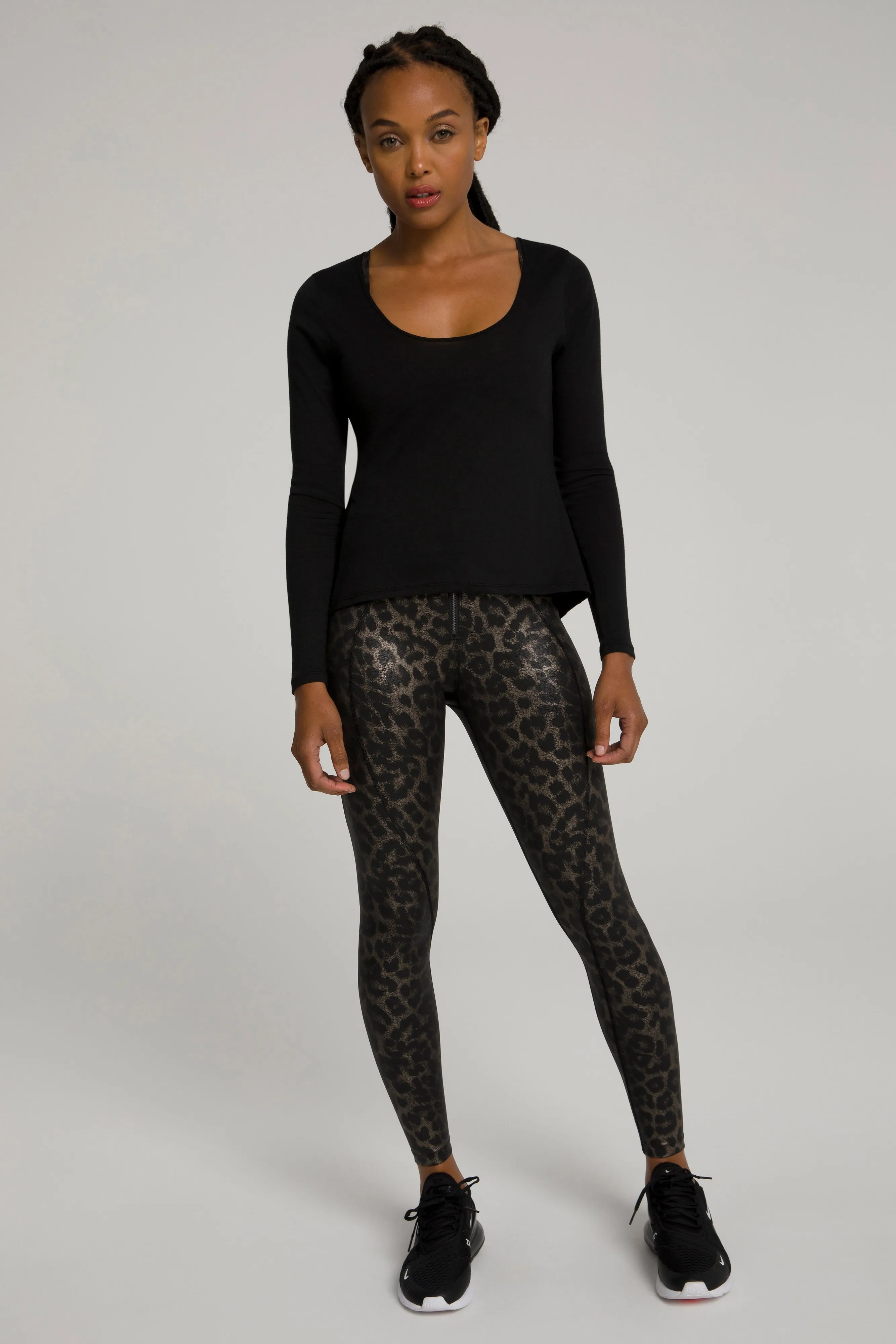 KNOTTED BACK TOP | BLACK001