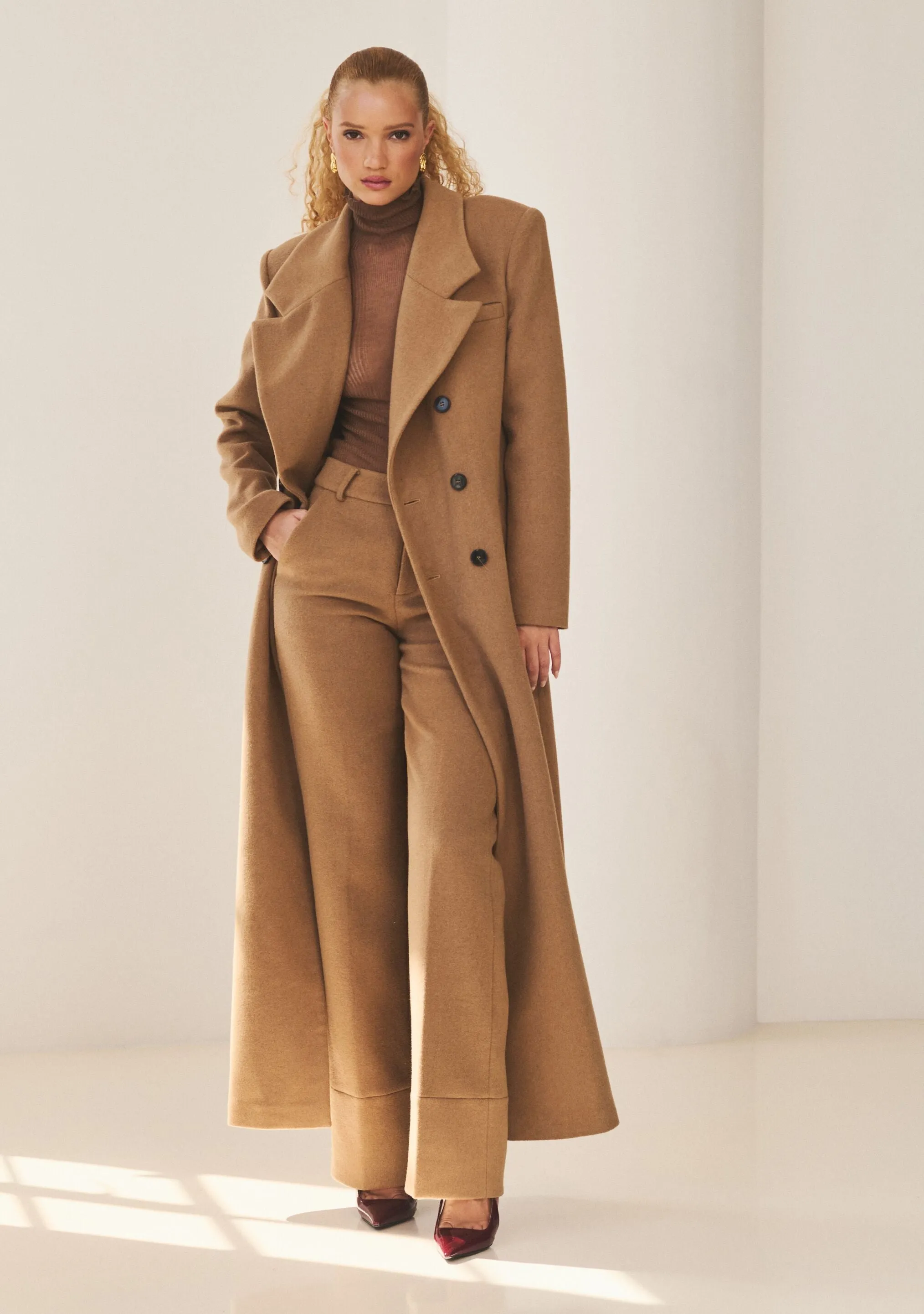 Leche Wool Coat
