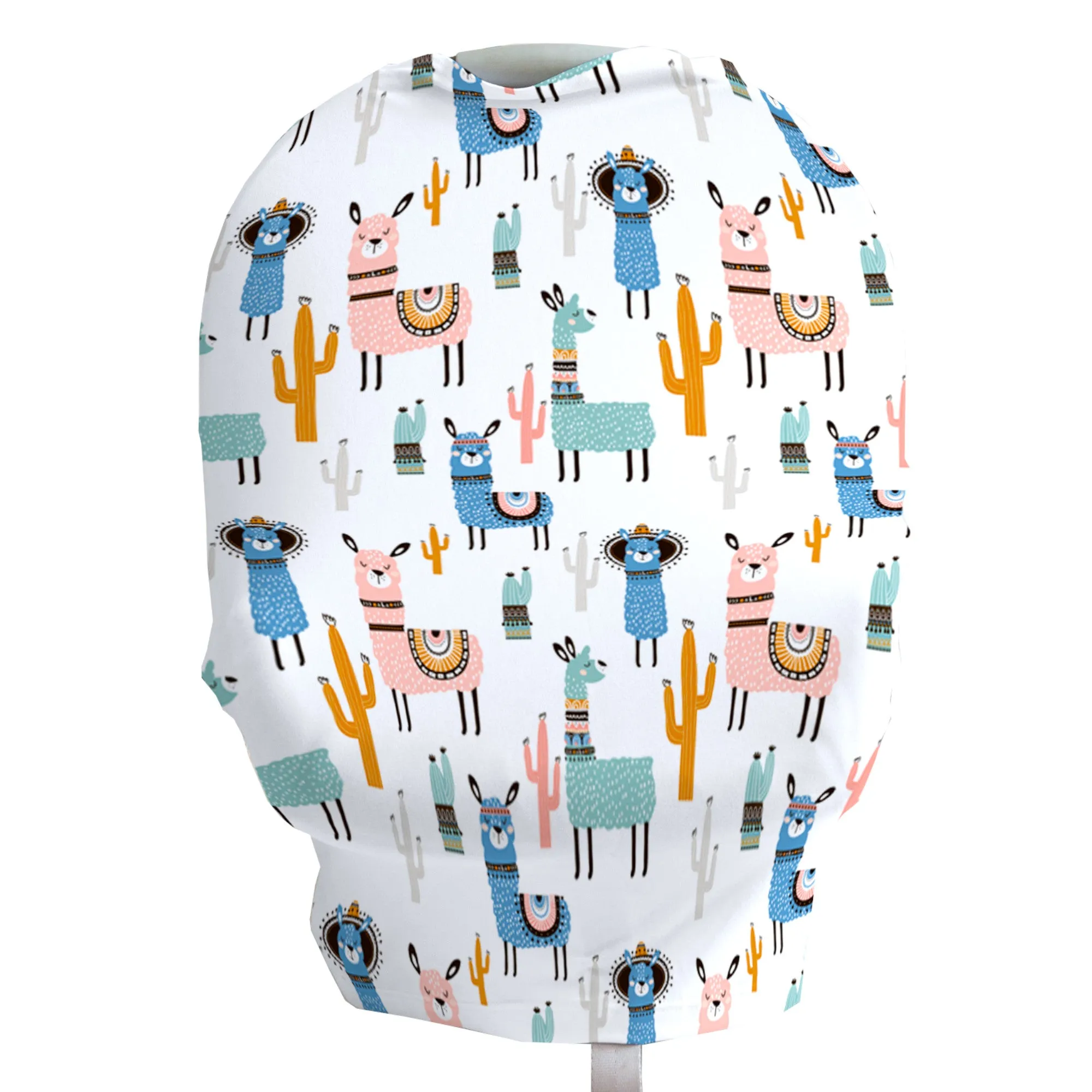 <<Final Sale>> Llama Infant Car Seat/Nursing Cover