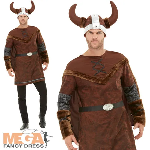 Men's Viking Barbarian Saxon Historical Book Day Fancy Dress Costume