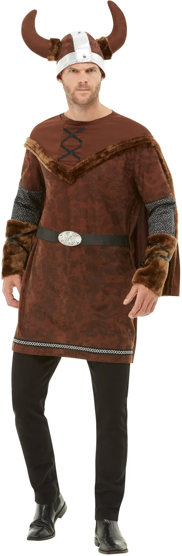 Men's Viking Barbarian Saxon Historical Book Day Fancy Dress Costume