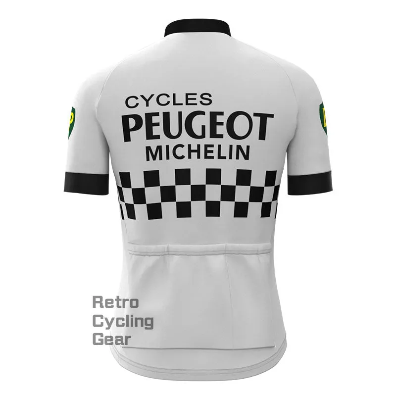 Peugeot Black-Dot Fleece Retro Cycling Vest