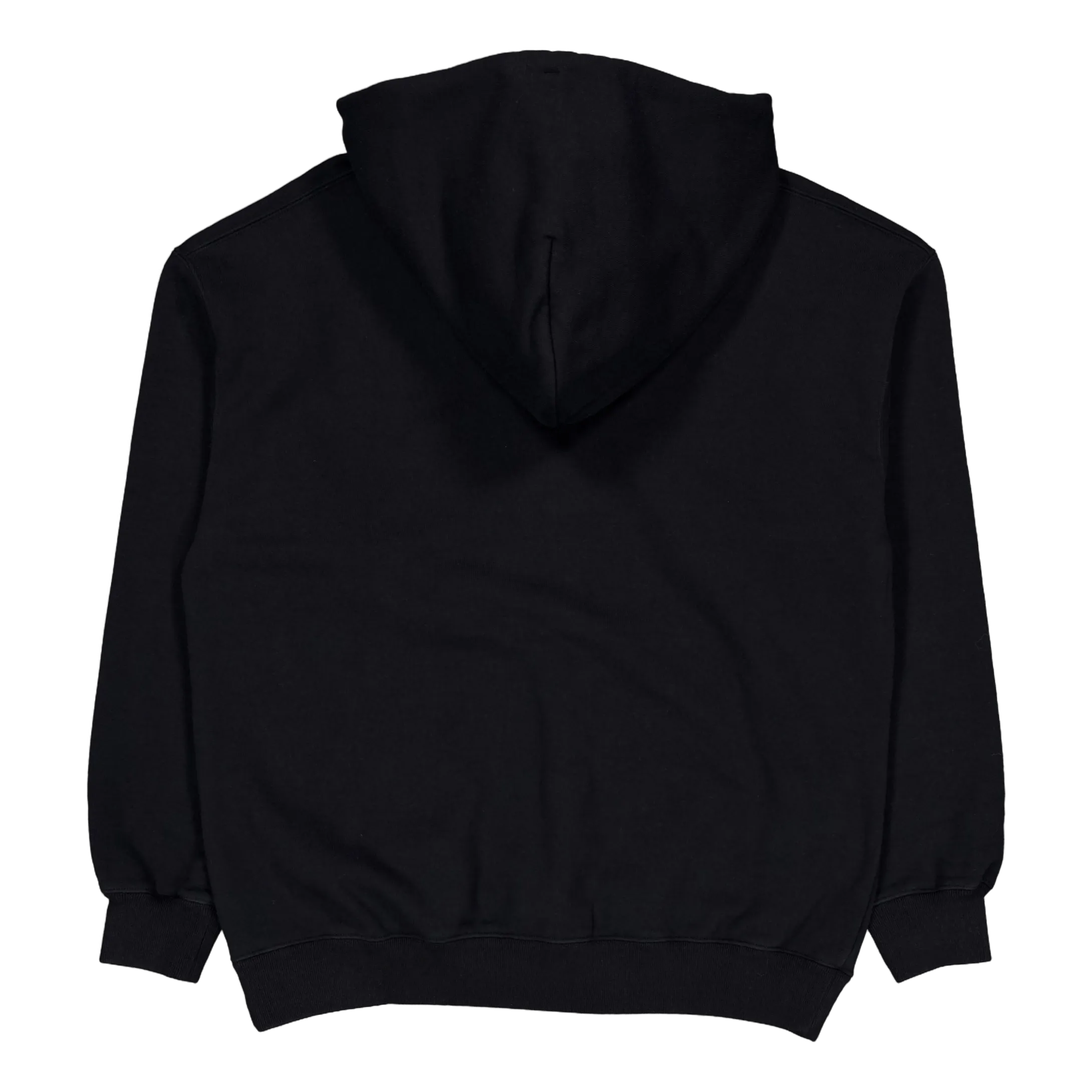 Plain Sweat Parka Ls Black