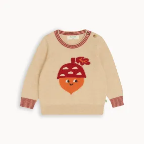 Ramble - Biscuit Acorn Knit Sweater