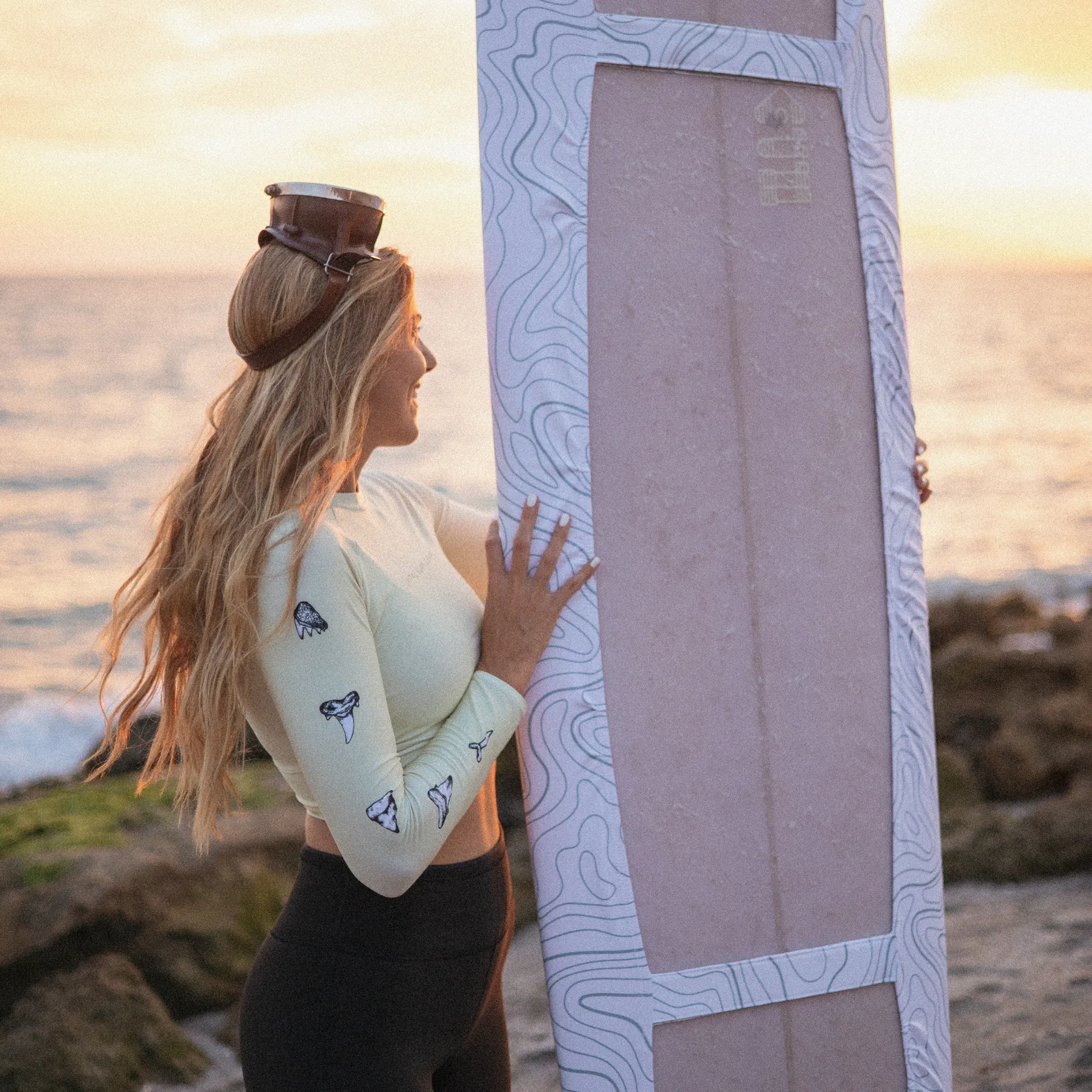 Shark Fiesta Rash Guard