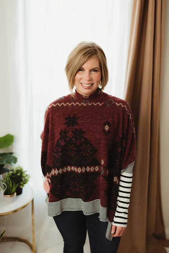 Snowflake Stripe Tunic
