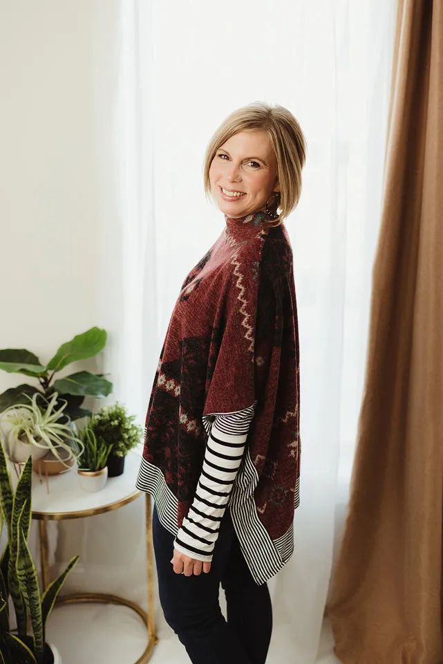 Snowflake Stripe Tunic