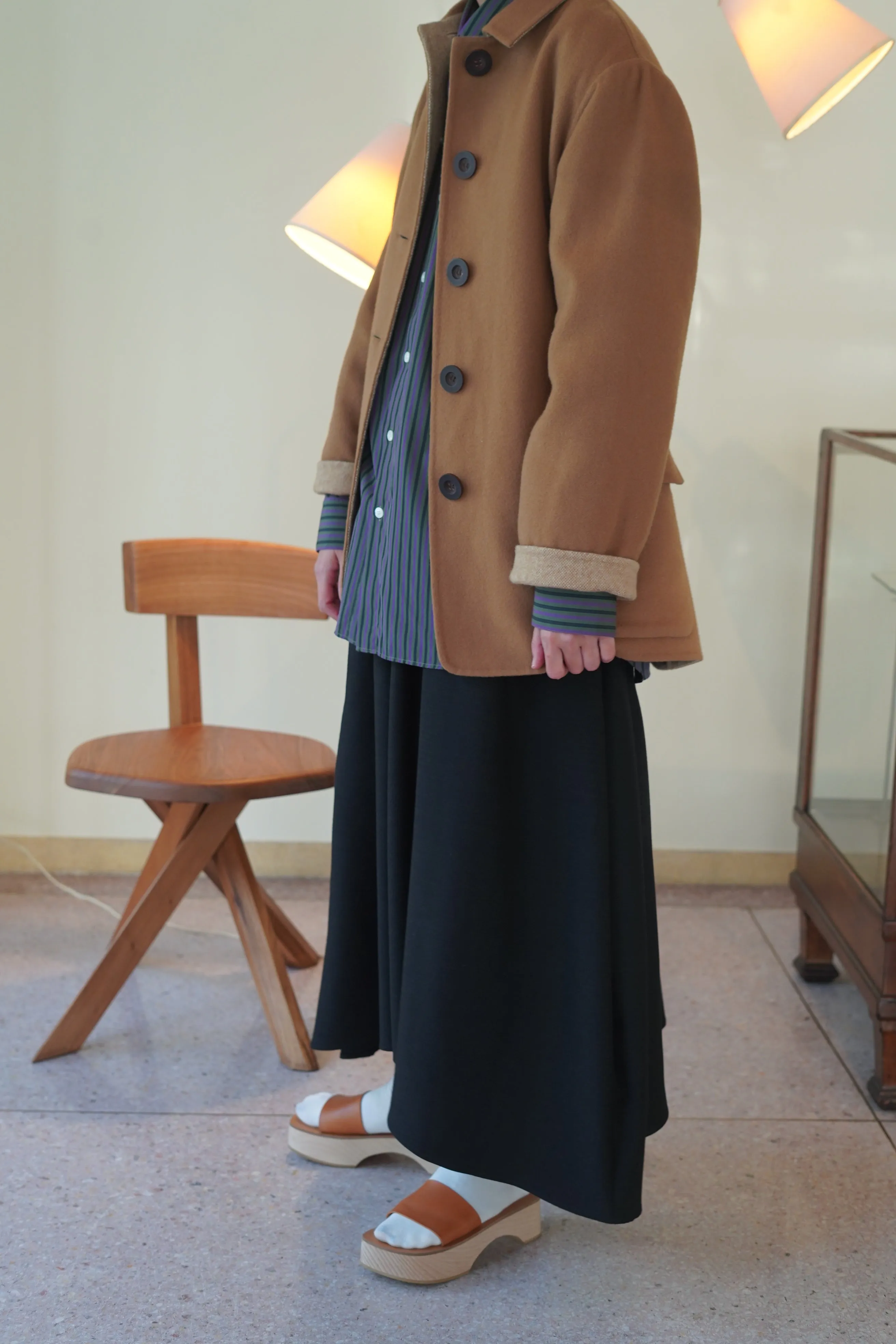 VINTAGE GEOFFREY BEENE<BR>DOUBLE FACE SHORT COAT
