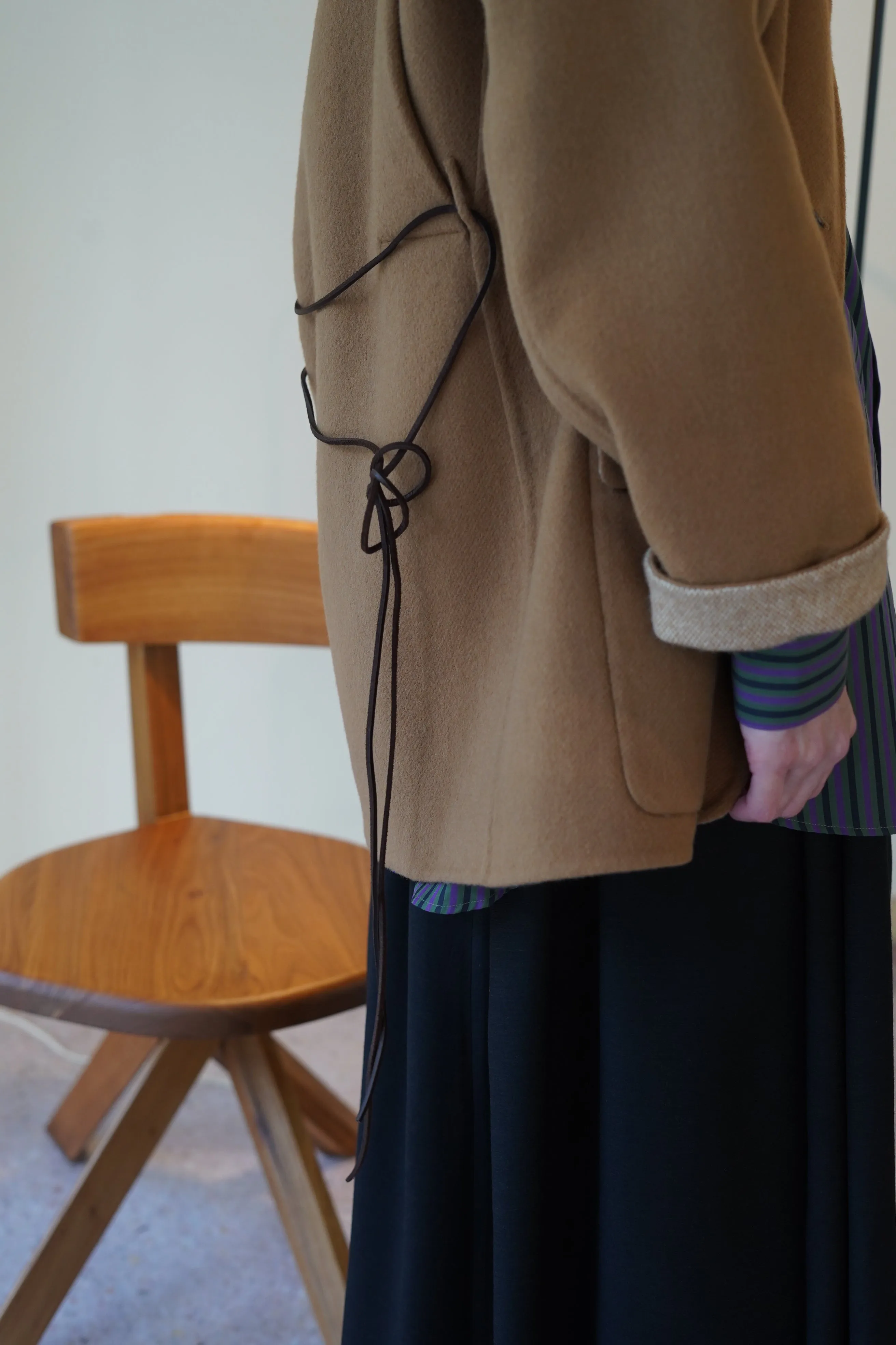 VINTAGE GEOFFREY BEENE<BR>DOUBLE FACE SHORT COAT