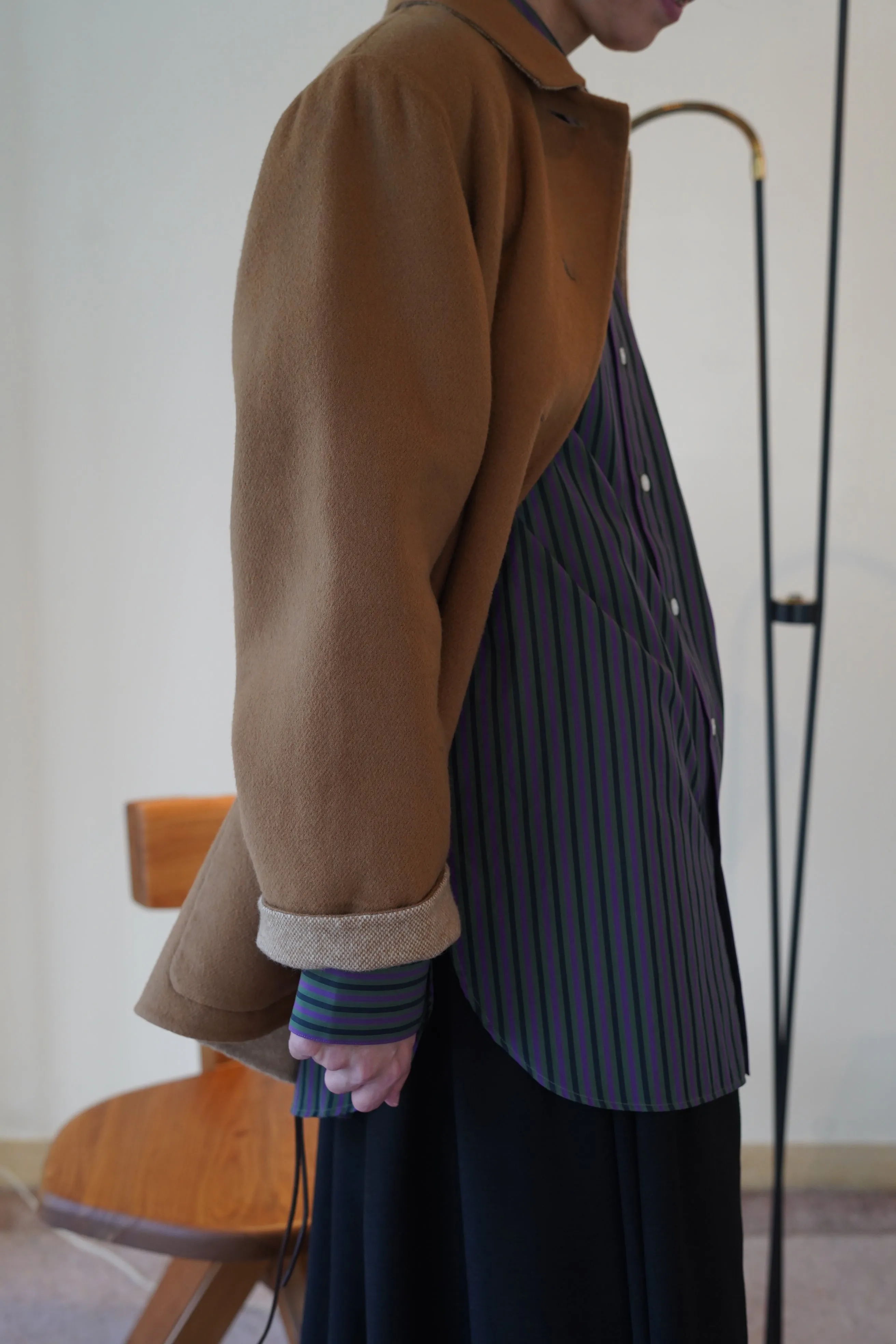 VINTAGE GEOFFREY BEENE<BR>DOUBLE FACE SHORT COAT