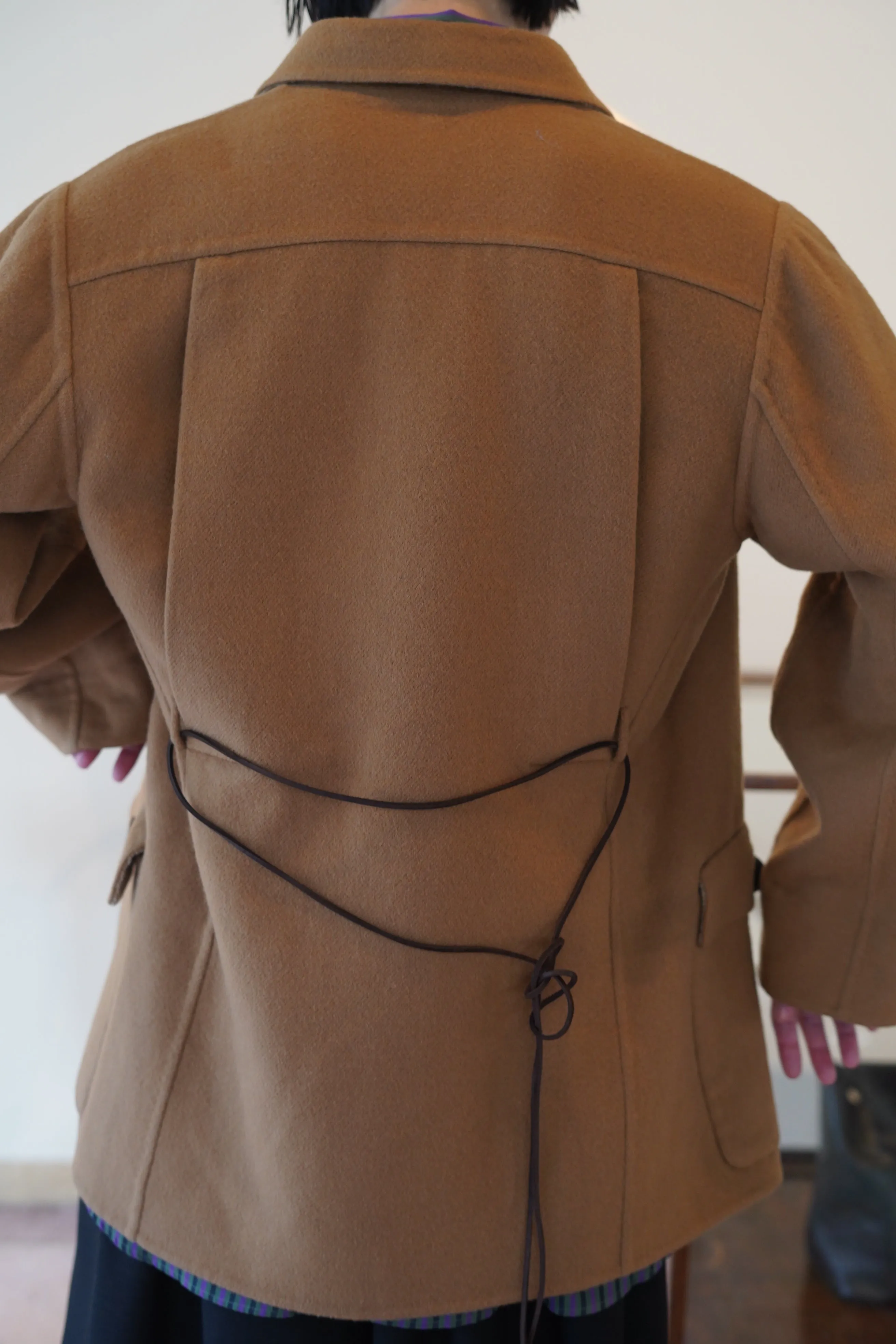 VINTAGE GEOFFREY BEENE<BR>DOUBLE FACE SHORT COAT