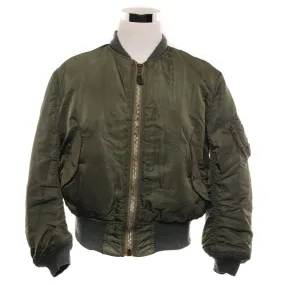 VINTAGE USAF US AIR FORCE MA-1 MA1 E-TYPE FLIGHT JACKET SIZE LARGE