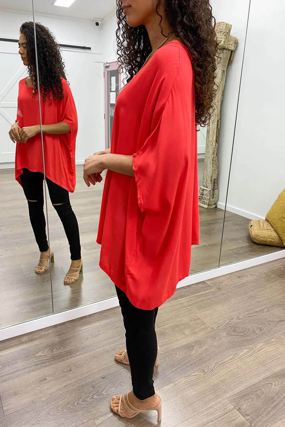 Zara Basic Drape Top