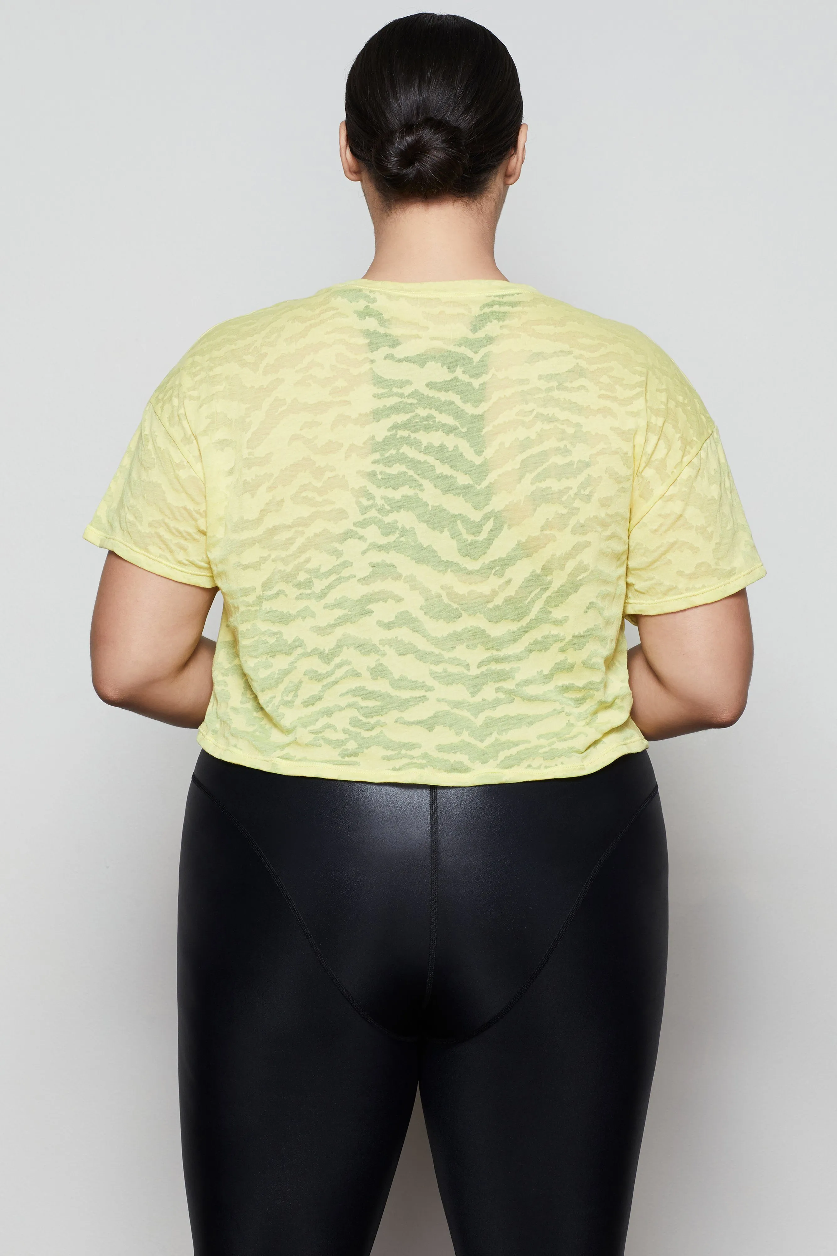 ZEBRA BURNOUT TEE | SUN BEAM002