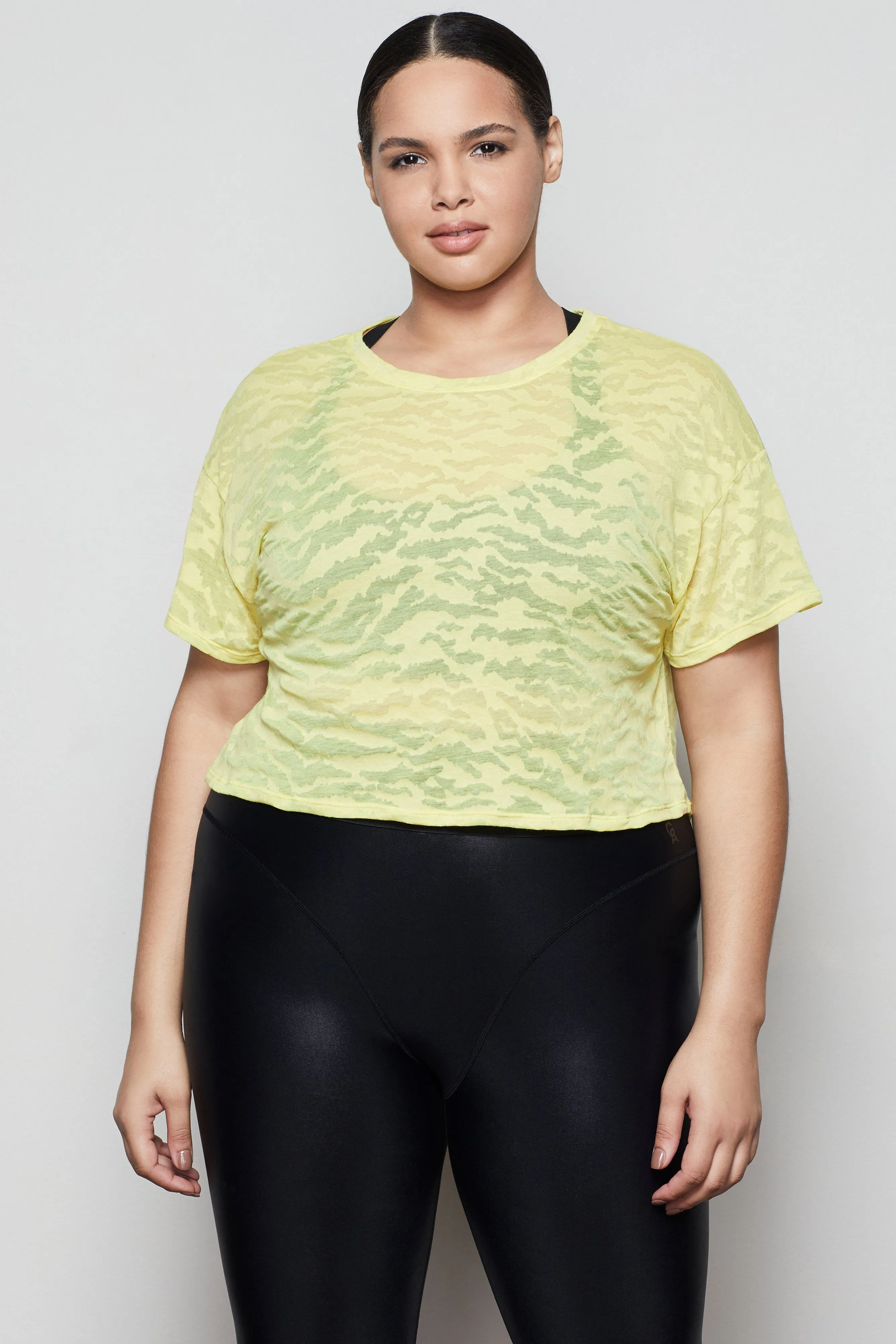 ZEBRA BURNOUT TEE | SUN BEAM002